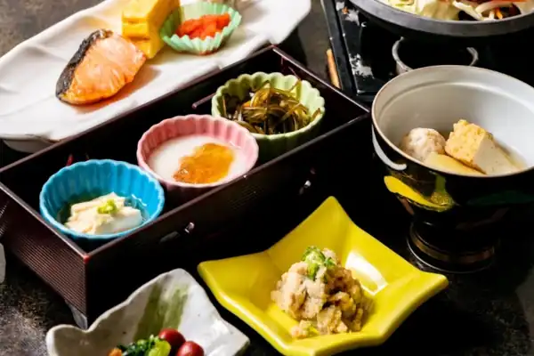 ものぐさの宿 花千郷朝食